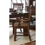Schleiger Arm Chair - Burnished Brown